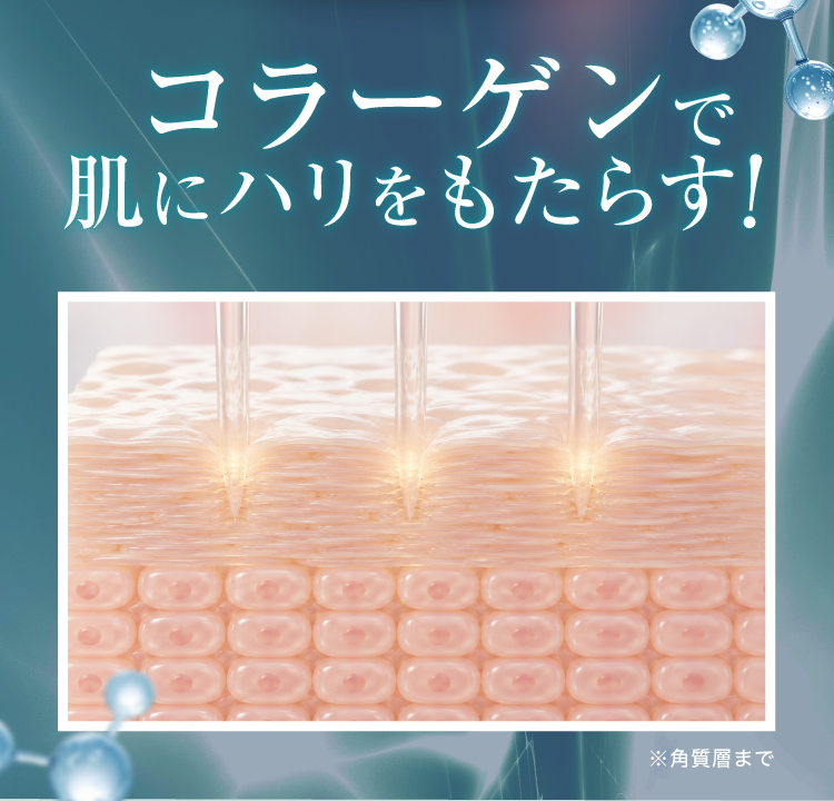 コラーゲンで肌にハリをもたらす！