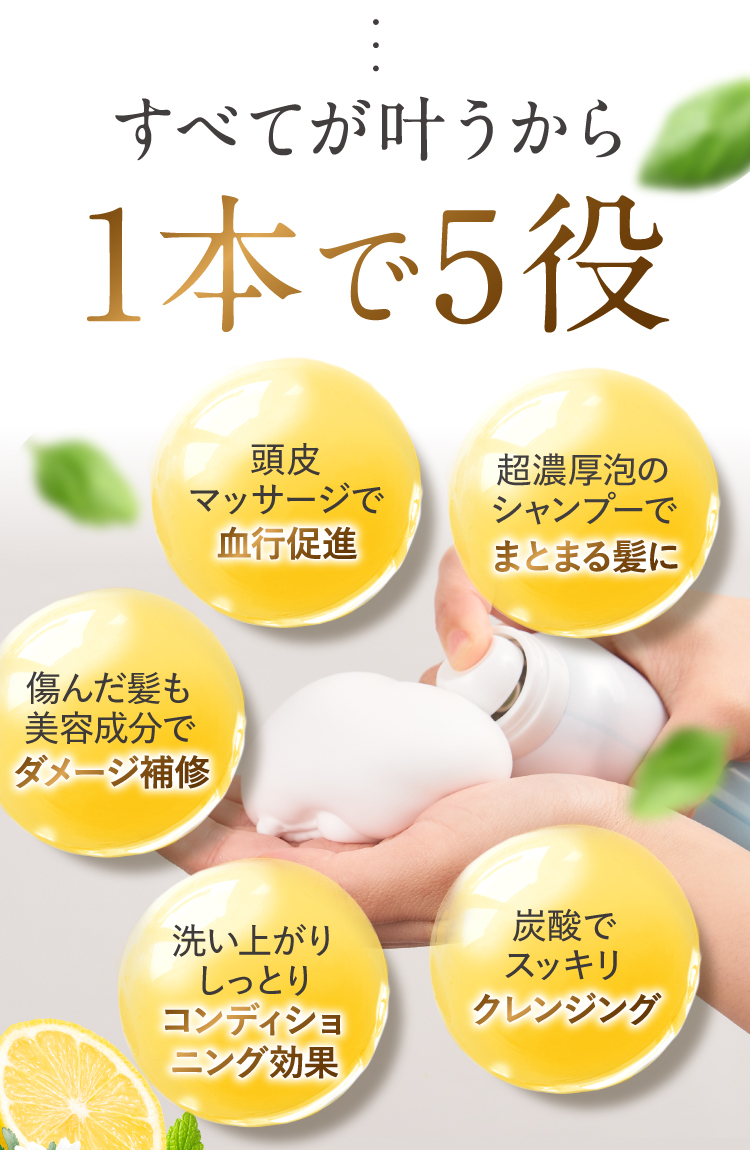 これ一本で5つの役割