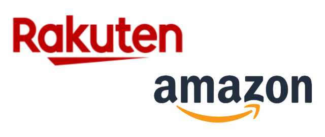 楽天・Amazonのロゴ