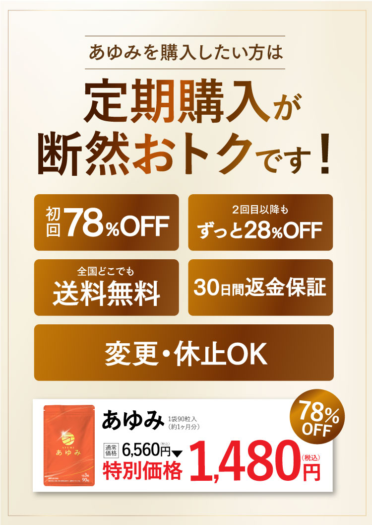 定期購入がお得です