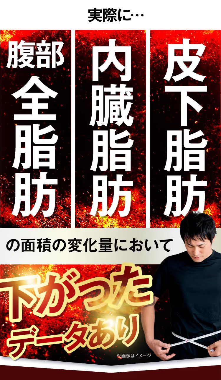 POINT02腹部の脂肪を減らす！
