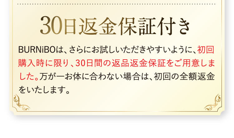 30日返金保証付き