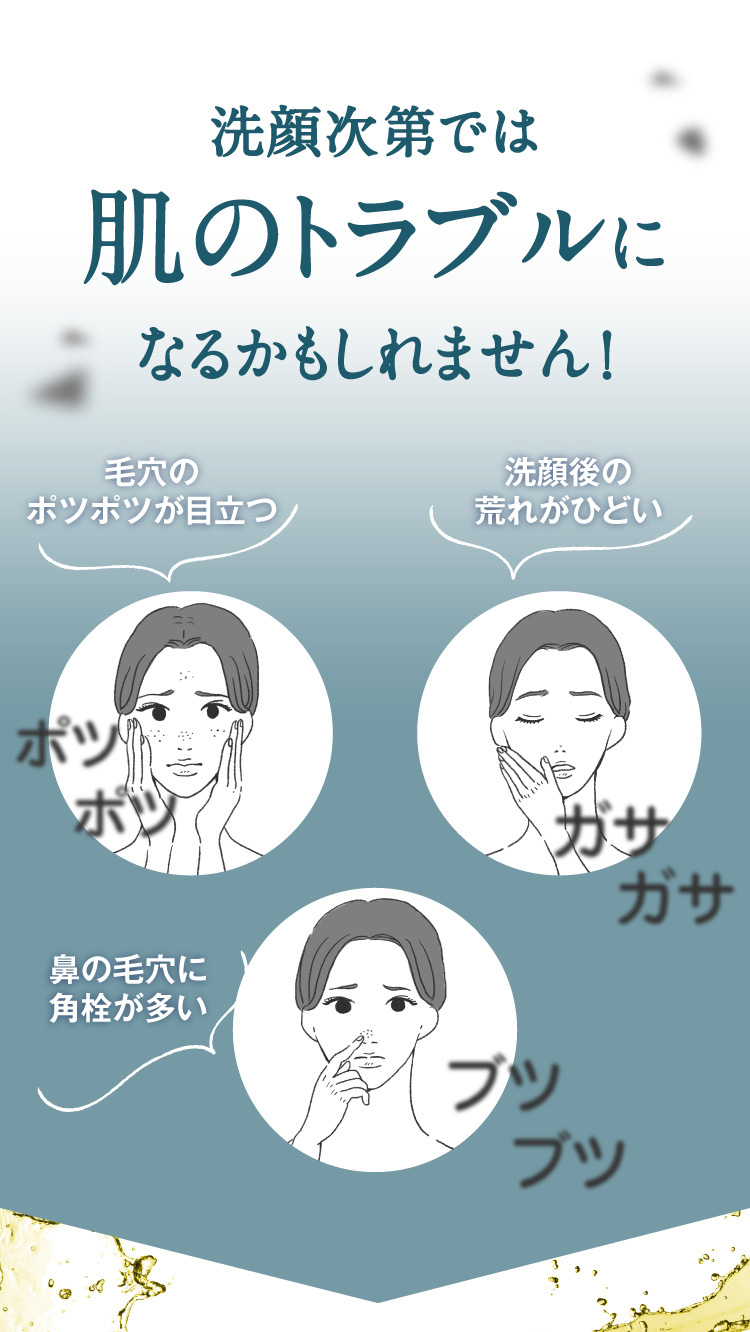 こんな肌のトラブルありませんか？