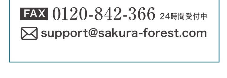 FAXとメールアドレス