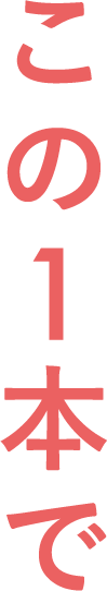 この1本で
