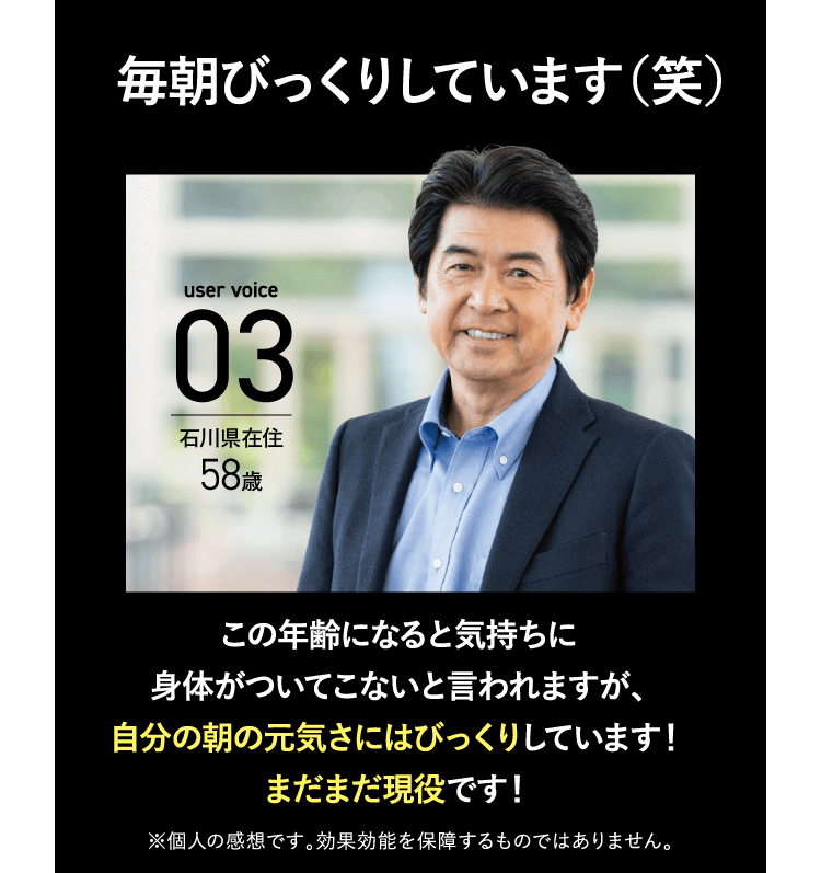 毎朝びっくりしています（笑）