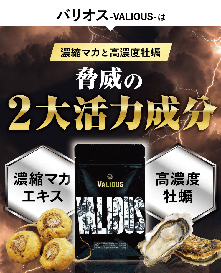 現役医師が厳選した活力成分マカと牡蠣エキスの最硬タッグ