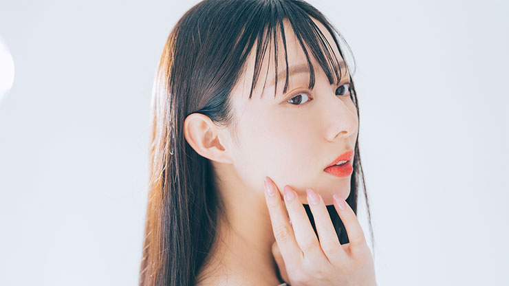 美肌の女性
